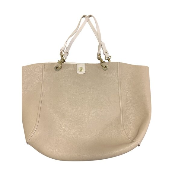 Laundry By Shelli Segal Cream Tote Shoulder Bag - Picture 3 of 9